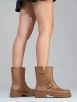 Immaculate Vegan - Prologue Shoes Zone - Cognac Rain Boot (Women)