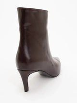 Immaculate Vegan - Prologue Shoes Noya Burgundy Cilt Stiletto Boot (Women)