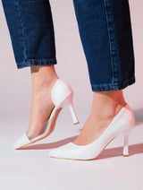 Immaculate Vegan - Prologue Shoes 653 - White Heeled Shoe (Women)