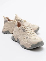 Immaculate Vegan - Prologue Shoes Lecce - Ecru-Grey Sneaker (Women)