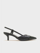 Immaculate Vegan - Prologue Shoes Point - Black Heeled Shoe (Women)