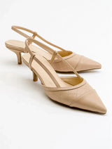 Immaculate Vegan - Prologue Shoes Point - Nude Heeled Shoe (Women)