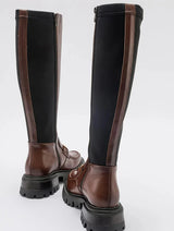 Immaculate Vegan - Prologue Shoes Chapel - Cognac Buckle Stretch Boot (Women)