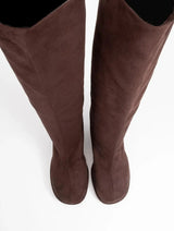 Immaculate Vegan - Prologue Shoes Josette - Brown Block Heel Knee-High Boot (Women)