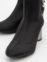 Immaculate Vegan - Prologue Shoes Landes - Black Block Heel Boot (Women)