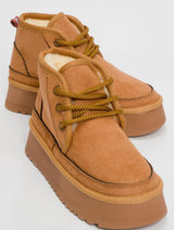 Immaculate Vegan - Prologue Shoes Ovela - Cognac Chunky Sole Lace-Up Sport Boot (Women)