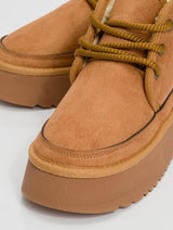 Immaculate Vegan - Prologue Shoes Ovela - Cognac Chunky Sole Lace-Up Sport Boot (Women)