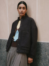 Immaculate Vegan - Albaray Curly Bomber Jacket