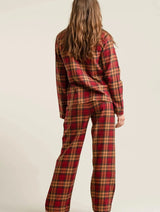 Immaculate Vegan - KOMODO JIM JAM Womens Organic Cotton Pyjama Set - Berry