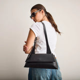 Immaculate Vegan - SKYLA SOFIA Vegan Baguette Shoulder Bag - Black