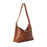 Immaculate Vegan - SKYLA VALERIE Vegan Crossbody Hobo Bag - Cognac
