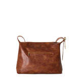 Immaculate Vegan - SKYLA VALERIE Vegan Crossbody Hobo Bag - Cognac