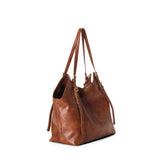Immaculate Vegan - SKYLA BASIA Vegan Slouchy Tote Bag - Cognac