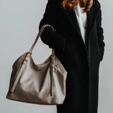 Immaculate Vegan - SKYLA BASIA Vegan Slouchy Tote Bag - Sand