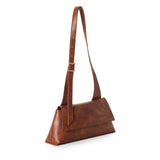 Immaculate Vegan - SKYLA SOFIA Vegan Baguette Shoulder Bag - Cognac