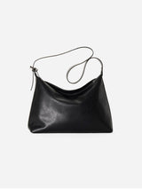 Immaculate Vegan - SKYLA Valerie Vegan Leather Crossbody Hobo Bag | Black