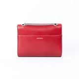 Immaculate Vegan - ASHOKA Paris Apple Leather Mini Paname Lizard Vegan Shoulder Bag | Red
