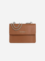 Immaculate Vegan - Lost Woods Willow MIRUM® Leather Vegan Chain Bag | Tan & Silver