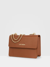 Immaculate Vegan - Lost Woods Willow Chain Bag in Tan & Gold