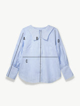 Immaculate Vegan - No More Nobody HABIBA BLOUSE <br> Organic Linen Blue