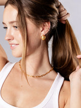 Immaculate Vegan - No More Nobody ZINIA CHAIN NECKLACE <br> 18k Gold Plated One size