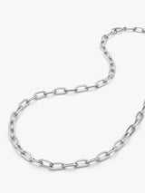 Immaculate Vegan - No More Nobody ZINIA CHAIN NECKLACE <br> Recycled Sterling Silver One size
