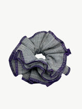 Immaculate Vegan - No More Nobody AZARIA SCRUNCHIE <br> grey check
