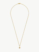 Immaculate Vegan - No More Nobody DARYL MINI NECKLACE <br> 18k Gold Plated - Tiger Eye