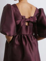 Immaculate Vegan - Albaray Volume Sleeve Taffeta Dress