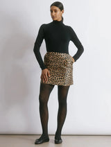 Immaculate Vegan - Albaray Animal Taffeta Mini Skirt
