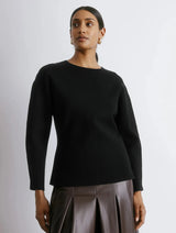 Immaculate Vegan - Albaray Black Cocoon Sleeve Jumper