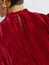 Immaculate Vegan - Albaray Crushed Velvet Short Dress