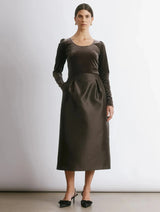 Immaculate Vegan - Albaray Velvet & Taffeta Tulip Dress