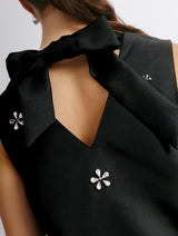 Immaculate Vegan - Albaray Crystal Tie Back Dress