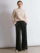 Immaculate Vegan - Albaray Velvet Wide Leg Trousers
