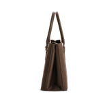 Immaculate Vegan - Melina Bucher Bailey Vegan Suede Tote Bag | Coffee