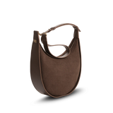 Immaculate Vegan - Melina Bucher Loulou Vegan Suede Shoulder Bag | Coffee Coffee