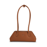 Immaculate Vegan - Melina Bucher Tessa Vegan Leather Shoulder Bag | Cognac Cognac