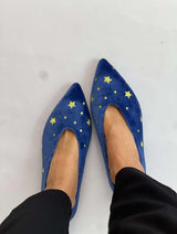 Immaculate Vegan - Momoc-spain Bailarinas Estrellitas Azul Cielo