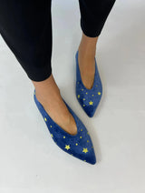 Immaculate Vegan - Momoc-spain Bailarinas Estrellitas Azul Cielo