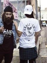 Immaculate Vegan - Plant Faced Clothing Kale 'Em With Kindness - White T-Shirt