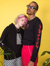 Immaculate Vegan - Plant Faced Clothing Illusions Hoodie - Stop Eating Animals - Black