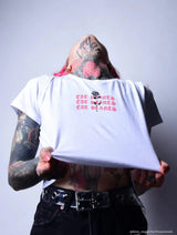 Immaculate Vegan - Plant Faced Clothing Eat Plants Goth Roses - White Crop Top