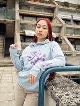 Immaculate Vegan - Plant Faced Clothing Heavenly Hoodie - Sky Blue