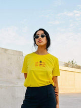 Immaculate Vegan - Plant Faced Clothing Eat Plants Goth Roses Tee - Cyber Yellow