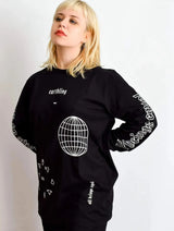 Immaculate Vegan - Plant Faced Clothing Earthling Long Sleeve - Black