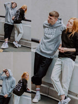 Immaculate Vegan - Plant Faced Clothing Plant Based Kanji Hoodie - Grey - Unisex