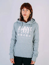 Immaculate Vegan - Plant Faced Clothing Plant Based Kanji Hoodie - Grey - Unisex