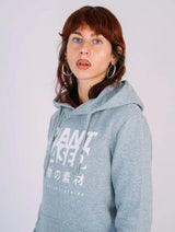 Immaculate Vegan - Plant Faced Clothing Plant Based Kanji Hoodie - Grey - Unisex