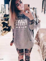 Immaculate Vegan - Plant Faced Clothing Plant Based Kanji Hoodie - Grey - Unisex